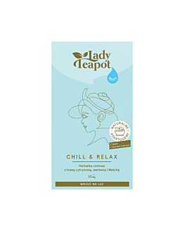 Bifix Lady Teapot Chill&Relax Herbatka ziołowa z trawą cytrynową, werbeną i matchą, 20 tor.