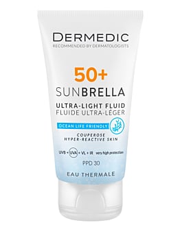 Dermedic Sunbrella Ultralekki krem do skóry naczyniowej i nadreaktywnej SPF50+