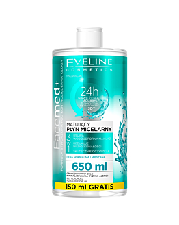 Eveline Facemed Płyn micelarny matujący 3w1