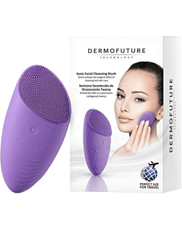 Dermofuture Spazzola Sonica per il Viso Piccola Viola