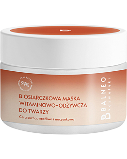 Balneokosmetyki Biosiarczkowa maska witaminowo-odżywcza do twarzy, szyi i dekolt
