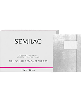 Semilac Remover Wraps Folie do usuwania lakieru hybrydowego 50szt