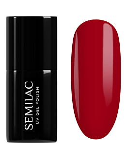 Semilac UV Hybrid Lakier hybrydowy, 027 Intense Red