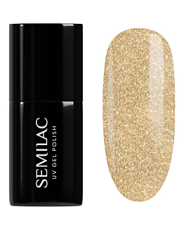 Semilac Lakier hybrydowy, 037 Gold Disco