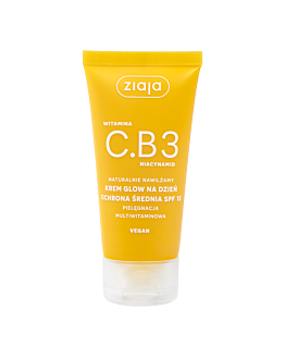 Ziaja Witamina C.B3 Niacynamid Naturalnie nawilżamy Krem glow na dzień SPF15 