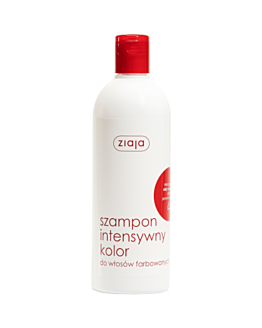 Ziaja Intensywny Kolor Szampon do włos&oacute;w z olejem rycynowym, 400 ml