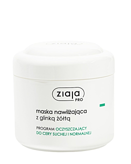 Ziaja PRO Maska nawilżająca z glinką żółtą