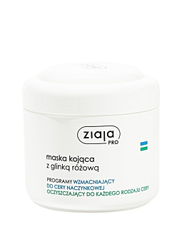 Ziaja PRO Maska kojąca z glinką różową