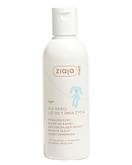 Ziaja Med Hipoalergiczny Kids - olejek do kąpieli, natłuszczająco-myjący 200 ml