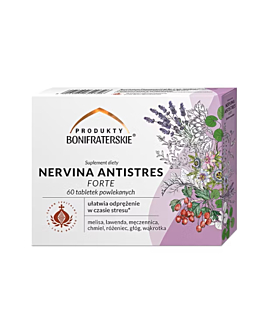 Nervina Antistres Forte Suplement diety, Tabletki Powlekane 60 szt.