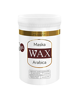 WAX Arabica Maska do włosów farbowanych ciemnych wygładzająca i nawilżająca, 480 ml 