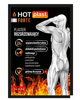 Hot Plast Forte Plaster rozgrzewający 9 cm x 14 cm 1 szt.