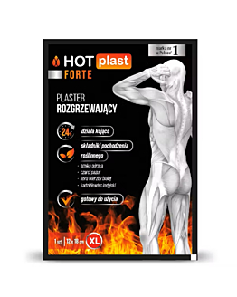 Hot Plast Forte Plaster rozgrzewający 18 cm x 12 cm 1 szt.