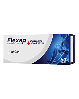 Flexap Glukozamina + Chondroityna, kapsułki 60 szt