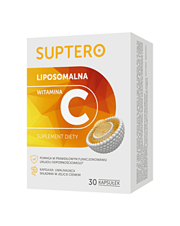Suptero Liposomalna Witamina C 500 mg Kapsułki, 30 szt.