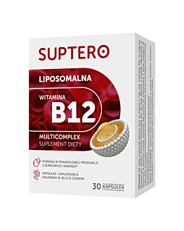 Suptero Liposomalna Witamina B12 Kapsułki, 30 szt.