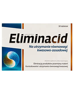 Eliminacid, Na utrzymanie równowagi kwasowo-zasadowej, Tabletki