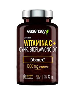 Essensey Witamina C + Cynk + Bioflawonoidy Kapsułki, 90 szt.