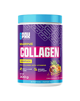 6PAK Marine Collagen Complex Jar Tropical, proszek 300 g