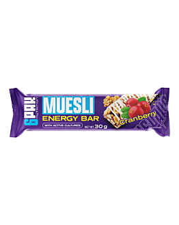 6PAK Muesli Energy Bar - cranberry