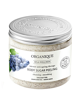 Organique Grape anti-ageing Peeling cukrowy do ciała 200 ml