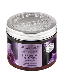 Organique Black Orchid Peeling solny do ciała z masłem shea 200 g