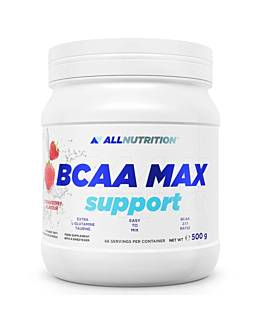 Allnutrition BCAA Max Support Strawberry Aminokwasy, proszek 500 g