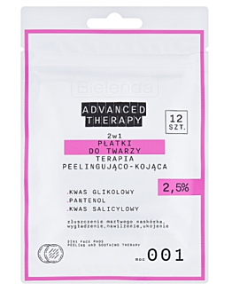 Bielenda Advanced Therapy 2in1 Dischetti viso esfolianti e lenitivi