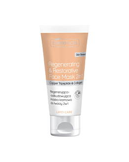 Bielenda Professional Lipid Care Regenerująco-odbudowująca maska kremowa do twarzy 2w1 