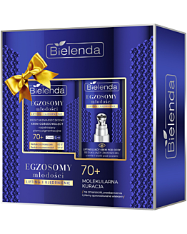 Bielenda set Esosomi della Giovinezza 70+: Crema giorno/notte 50ml + Crema contorno occhi 15ml