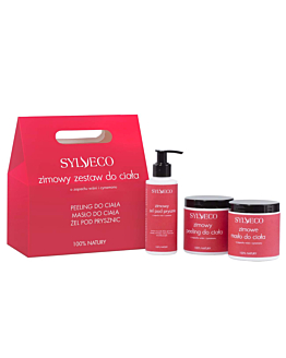 Sylveco Zestaw kosmetyków: peeling + masło do ciała + żel pod prysznic