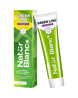 Sylveco Natur Blanc Pasta do zębów łagodząca nadwrażliwość, Green Lime