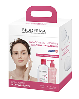 Bioderma Sensibio zestaw (Płyn H2O + Gel Moussant)