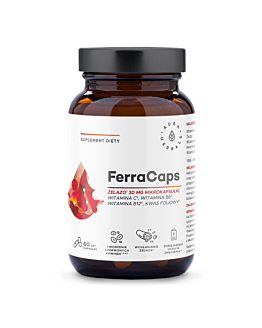 Aura Herbals Ferracaps Żelazo 30 mg Mikrokapsułki