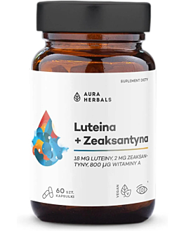 Aura Herbals  Luteina+ Zeaksantyna + Witamina A, kapsułki 60 szt.