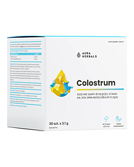 Colostrum 1000 mg Smak Bananowy Saszetki, 30 szt.