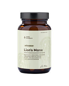 Mycodrop Lion's Mane 30:1 30% Beta-glukan Kapsułki, 60 szt.