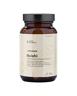 Mycodrop Reishi 30:1 30% Beta-glukan Kapsułki, 60 szt.