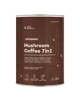 Mycodrop Kawa z grzybami  Mushroom coffee 7 in 1 Proszek, 250 g