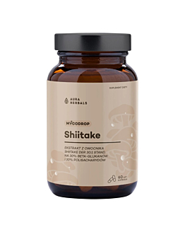 Mycodrop Shiitake 30:1 30% Beta-glukan Kaps. 60 Szt.