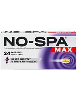 No-Spa MAX tabletki powlekane 80 mg, 24 tabl.