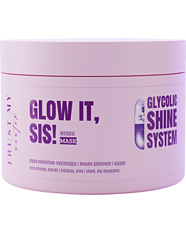 Trust My Sister Glow It Intensive Mask, Maska emolientowo-wygładzająca 