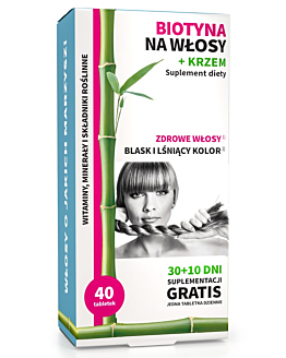 Biotyna Na Włosy + Krzem tabletki