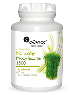 Aliness Naturalny  Młody Jęczmień 1800, tabletki, 120 szt