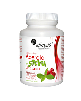 Aliness Acerola ze Stevią Tabletki do ssania
