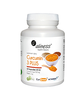 Aliness Curcumin 3 Plus Z Piperyną Kapsułki