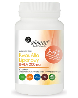 Aliness Kwas Alfa Liponowy R-ALA 200 mg, tabletki, 60 szt