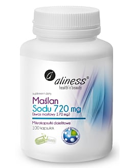 Aliness Maślan Sodu 720 mg Kapsułki