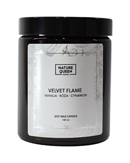 Nature Queen Candela di soia Velvet Flame