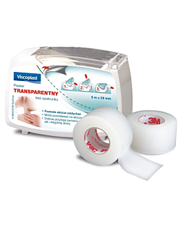 Przylepiec Transparentny na rolce 5m x 25mm